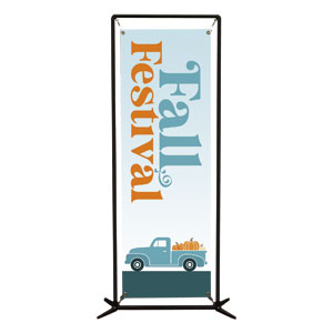 Fall Festival Truck 2' x 6' Banner