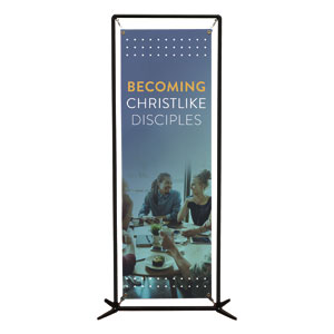 Becoming Christ Like Disciples 2' x 6' Banner