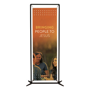 Bringing People to Jesus 2' x 6' Banner