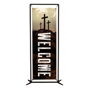 Hope Is Alive Crosses 2' x 6' Banner