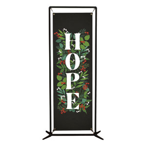 Holly and Ivy Hope 2' x 6' Banner