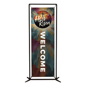 He Is Risen Hope 2' x 6' Banner