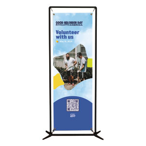 GNDA Volunteer with Us 2' x 6' Banner