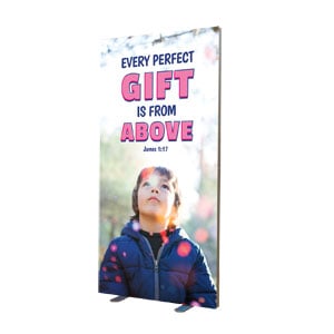Kids Perfect Gift From Above Silicone Edge Banners