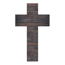 Dark Wood Cross 