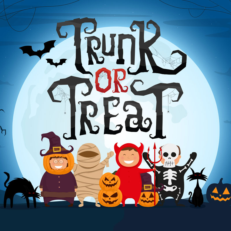 Trunk or Treat Kids Social Media Ads - Church Other - Outreach Marketing