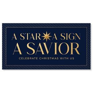 A Star A Sign A Savior Gold Social Media Ad Packages
