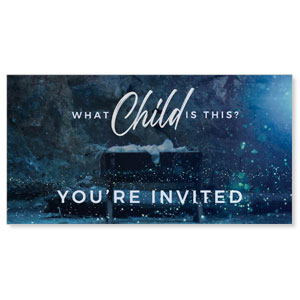 What Child Is This Snow Social Media Ad Packages
