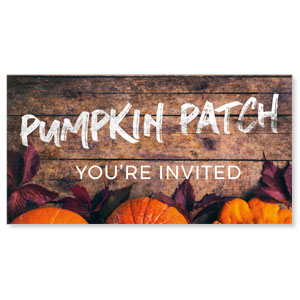 Pumpkin Patch Wood Grain Social Media Ad Packages