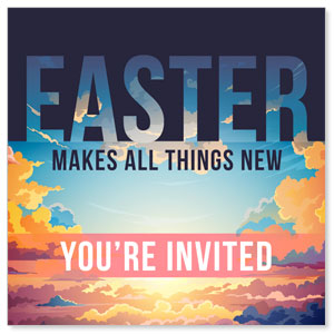 Easter Colorful Clouds Social Media Ad Packages