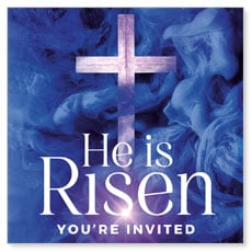 He Is Risen Blue Smoke 