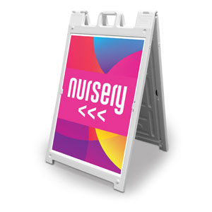 Curved Colors Nursery 2' x 3' Street Sign Banners