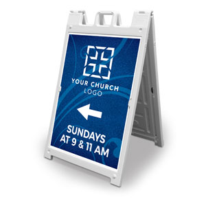 Flourish Church Logo 2' x 3' Street Sign Banners