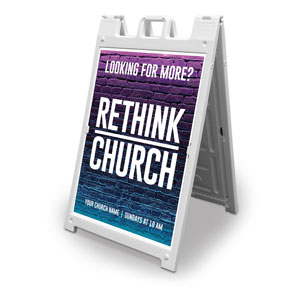 Rethink Church Bricks 2' x 3' Street Sign Banners