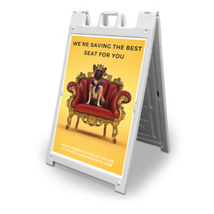 Saving A Seat For You 2' x 3' Street Sign Banners