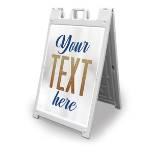 Connected Your Text 2' x 3' Street Sign Banners
