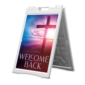 Love Easter Colors Welcome Back 2' x 3' Street Sign Banners