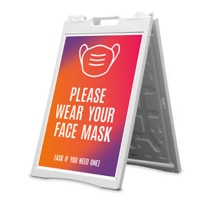 Easter Together Hues Face Mask 2' x 3' Street Sign Banners