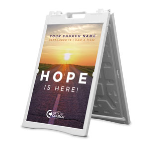 BTCS Hope Is Here 2' x 3' Street Sign Banners