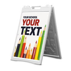 Enroll Pencils School Your Text 