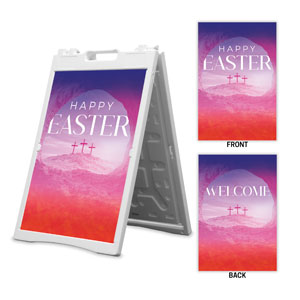 Greatest Comeback Happy Easter Welcome 2' x 3' Street Sign Banners