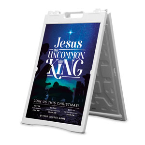 Jesus Uncommon King 2' x 3' Street Sign Banners