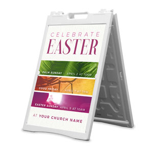 Easter Week Colors 2' x 3' Street Sign Banners