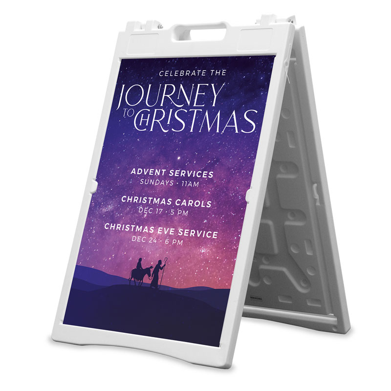 Banners, Christmas, Journey to Christmas, 2' x 3'