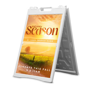 Start A New Season Road 2' x 3' Street Sign Banners