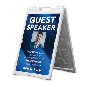 Guest Speaker 2' x 3' Street Sign Banners