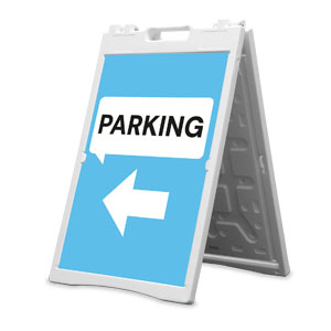 Chat Bubble Parking 2' x 3' Street Sign Banners