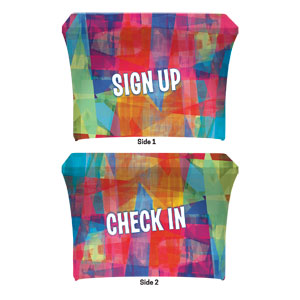 Kids Collage Sign Up Check In Stretch Table Covers