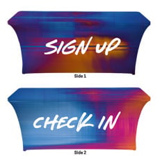 Colorful Blur Sign Up Check In 