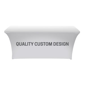 6' Stretch Table Cover: Full Custom Custom
