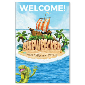 Shipwrecked Welcome StickUp