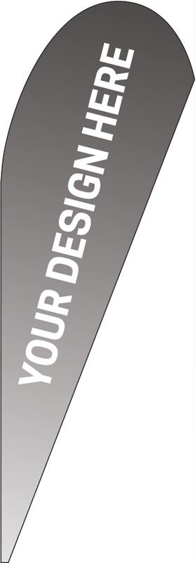 Banners, Teardrop flag: Upload Your Design, 2' x 8.5'