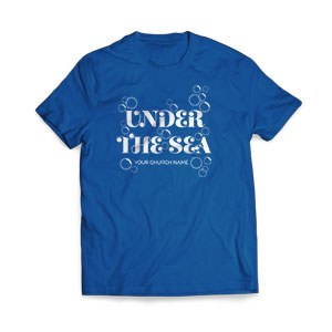 Sea Bubbles - Large Customized T-shirts