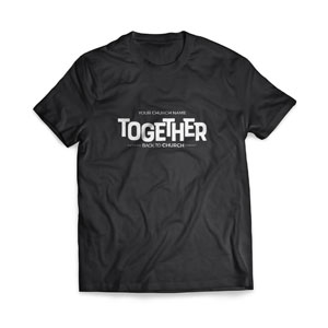 BTCS Together - Large Customized T-shirts