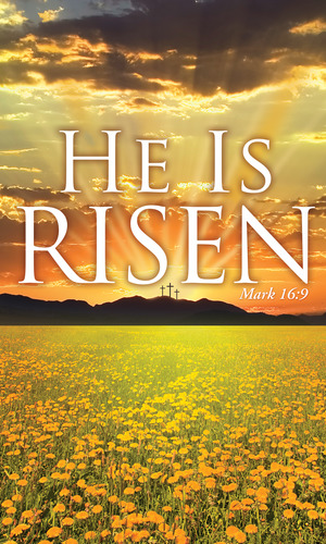 Banners, Easter, He is Risen - 3 x 5, 3 x 5