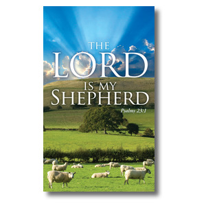 Lord My Shepherd - 3 x 5 3 x 5 Vinyl Banner