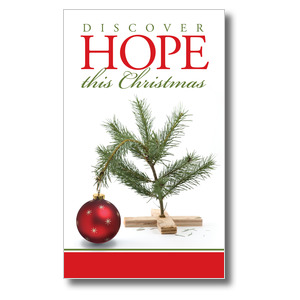Hope Christmas Tree 3 x 5 Vinyl Banner