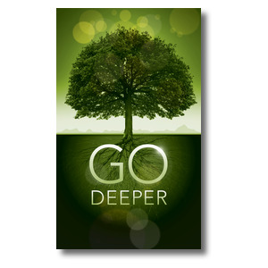 Go Deeper Roots 3 x 5 Vinyl Banner