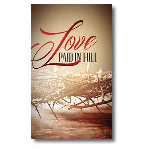 Love Paid in Full 3 x 5 Vinyl Banner