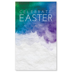 Celebrate Watercolor Easter 3 x 5 Vinyl Banner