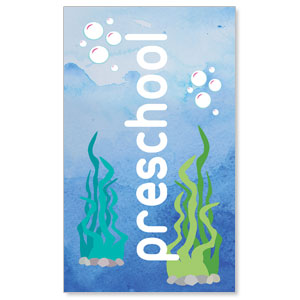 Ocean Buddies Preschool 3 x 5 Vinyl Banner