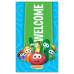 VeggieTales Welcome 3 x 5 Vinyl Banner