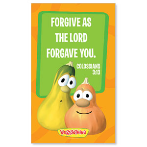 VeggieTales Col 3:13 3 x 5 Vinyl Banner