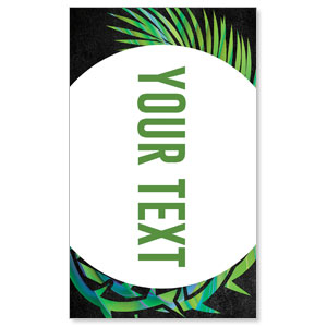 Easter Palm Crown Your Text 3 x 5 Vinyl Banner