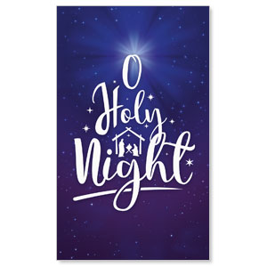 O Holy Night 3 x 5 Vinyl Banner