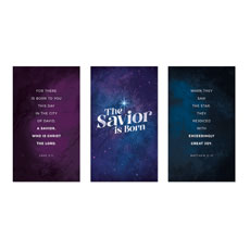 Savior Is Born Sky Triptych 